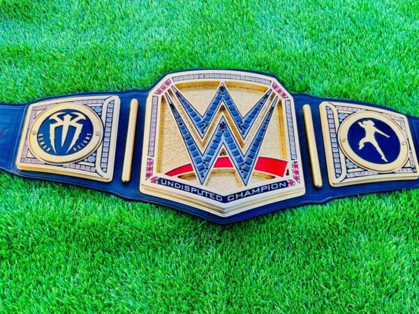 WWE Undisputed Championship Replica Belt – 16mm CNC | 24K Gold | Premium Leather | Original CZ Stones (Jone Cena)