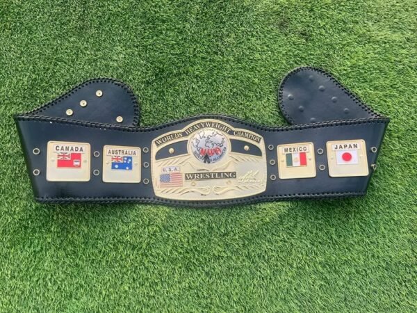 NWA Domed Globe World Heavyweight Championship Replica Belt | 4MM Brass Adult Size
