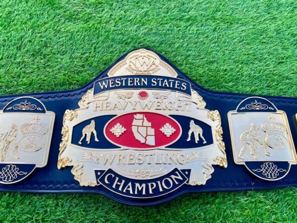 NWA Western States Heavyweight Wrestling Championship Title Belt|4mm Zinc
