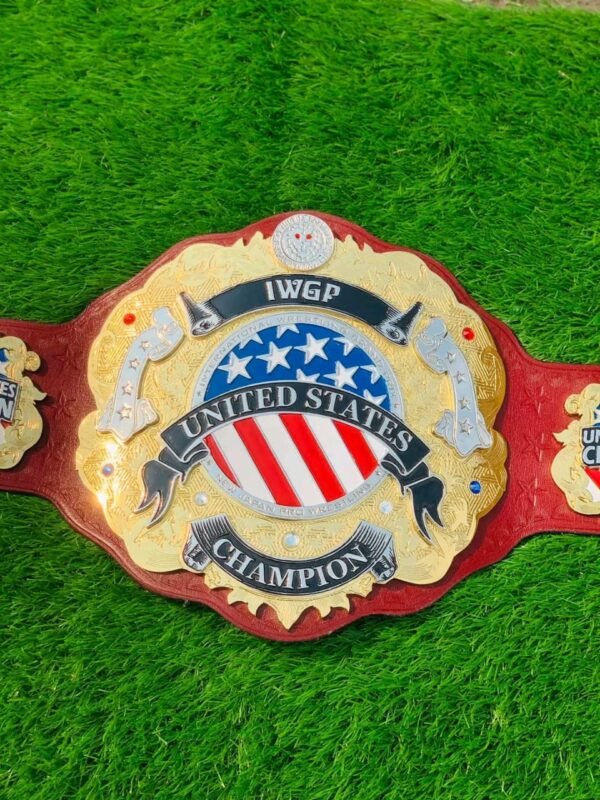 IWGP United States Championship Wrestling Replica Belt Adult Size 4mm
