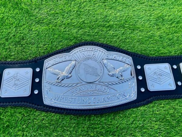4mm Zinc Heavyweight Wrestling Championship Belt with Premium Leather Strap